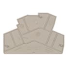 WEIDMULLER - Parete di separazione, piastra terminale e intermedia, 77.81 mm x 52.68 mm ZAP/TW ZDK4-2.