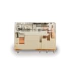 WEIDMULLER - Minirelè industriale 24V DC, contatto di scambio (AgNi) 250V AC 16A, tasto di prova RCL314024 incluso.