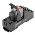 WEIDMULLER - Modulo relè 24V DC 4 contatto scambio tasto prova AgNi RCMKITZ LED