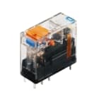 WEIDMULLER - Minirelè industriale 24V DC LED verde Diodo a corsa libera 2 Contatto di scambio (AgNi) 240V AC 8A Tasto di prova disponibile: Sì RCI484AC4