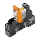 WEIDMULLER - Modulo a relè 24VDC con LED verde, diodo a corsa libera, 1 contatto di scambio (AgNi), 250VAC 16A, collegamento a vite e tasto di prova disponibile RCIKIT 24VDC 1CO LD/PB.