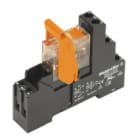 WEIDMULLER - Modulo relè 24V AC LED rosso 2 Contatto scambio 250V AC 8A Collegamento vite Tasto prova RCIKIT 24VAC 2CO LD/PB.