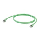 WEIDMULLER - Cavo patch Ethernet RJ45 IP20, Numero di poli: 8, Lunghezza: 1.5 m IE-C6FS8UG0015A40A40-G.