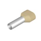 WEIDMULLER - Terminale doppio 10 mm², Lunghezza spellatura 23 mm, avorio H10,0/30S ZH EB.