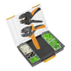 WEIDMULLER - Cassetta con assortimento: stripax pz 16, crimp-set pz 16