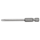 WEIDMULLER - Punta per viti con testa a taglio E6.3 DIN 3126 con perni spaccato BIT E6.3Z 0.6X3.5X70.