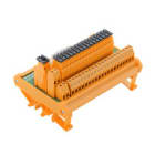 WEIDMULLER - Modulo d'interfaccia con relè, LL 5.08 mm, collegamento a vite, connettore maschio RSV 1,6, 24-pole female, 1 filo, indicatore di stato a LED per cana RS 16IO 1W I R S.