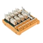 WEIDMULLER - Modulo interfaccia con relè RCL LMNZF 5.08mm, molla autobloccante, connettore norma IEC60603-13/DIN41651 maschio 20 poli 24V DC RSM-8C 1CO Z.