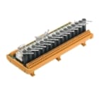 WEIDMULLER - Modulo interfaccia con relè RCL LMNZF 5.08mm molla autobloccante connettore norma IEC60603-13/DIN41651 maschio 20 poli 24V DC RSM-16 FUS 1CO Z.