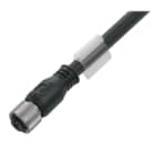 WEIDMULLER - Cavi sensore-attuatore preconfezionati, estremità senza connettore, M12, 5 poli, lunghezza cavo 1.5m, connettore femmina SAIL-M12BG-5S1.5U.