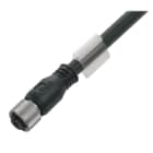 WEIDMULLER - Cavi sensore-attuatore preconfezionati, estremità senza connettore, M12, 5 poli, lunghezza cavo 1.5m, connettore femmina SAIL-M12BG-5S1.5U.
