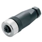 WEIDMULLER - Maschio femmina diritto connettore collegamento vite SAIBGS-P-4A-4/6-M12.