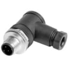 WEIDMULLER - Connettore circolare personalizzabile sul campo, Perno 90°, Collegamento a vite M12, 4 - 6 mm, SAISW-4/7, Numero di poli 4, Collegamento schermato Nessuno. 9457290000