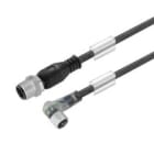 WEIDMULLER - Cavi sensore-attuatore preconfezionati, Linea di collegamento M12/M8, 3 poli, Lunghezza cavo 0.6m, maschio diritto-femmina, SAIL-M12GM8W-3L0.6U.