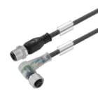 WEIDMULLER - Cavi sensore-attuatore preconfezionati, Linea di collegamento M12/M12, 3 poli, Lunghezza cavo 10m, maschio diritto - femmina SAIL-M12GM12W-3L10U.