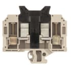 WEIDMULLER - Morsetto componibile portafusibile, collegamento a vite, beige scuro, 10 mm², 6.3 A, 440 V, numero di collegamenti: 2, numero di piani: 1, TS 32, V-0, KSKM 1/32 G20.