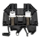 WEIDMULLER - Morsettiera passante nero 6 mm² 41 A 690 V 2 collegamenti 1 piano TS 32 TS 35 V-0 Wemid 130 °C WDU 6 SL/EN SW.