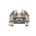 WEIDMULLER - Morsettiera passante a vite, Beige scuro, 4 mm², 32 A, 690 V, 2 collegamenti, 1 piano, TS 35, V-0, Wemid, 130 °C, WDU 4 SL.