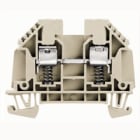 WEIDMULLER - Morsettiera passante a vite, Beige scuro, 6 mm², 41 A, 630 V, 2 collegamenti, 1 piano, TS 35, V-0, Wemid, 130 °C, WDU 6 SL.