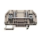WEIDMULLER - Morsettiera passante a vite, Beige scuro, 6 mm², 41 A, 630 V, 2 collegamenti, 1 piano, TS 35, V-0, Wemid, 120 °C, WTD 6 SL. 9538090000
