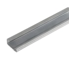 WEIDMULLER - Guida di supporto, Accessori, acciaio, zincato glavanicamente e passivato, Larghezza: 2000 mm, Posizione verticale: 33 mm, Profondità: 15 mm