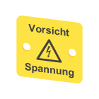 WEIDMULLER - Coperchio morsetto, giallo, PVC, Posizione verticale: 26 mm, Larghezza: 28 mm, Profondità: 1 mm, HB