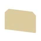 WEIDMULLER - Piastra terminale per morsetti, Beige scuro, Posizione verticale: 54 mm, Larghezza: 3 mm, V-0, KrG, bloccabile: Sì