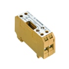 WEIDMULLER - Morsetto sezionatore di prova, Collegamento a vite, Giallo medio, 6 mm², 27 A, 230 V, Numero di collegamenti: 2, Numero di piani: 1