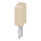WEIDMULLER - Collegamento trasversale (Morsetto), innestato, beige, 44 A, Numero di poli: 2, Passo in mm: 6.50, Isolato: Sì, Larghezza: 8.5 mm