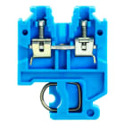 WEIDMULLER - Morsettiera passante, Collegamento a vite, blu, 2.5 mm², 24 A, 500 V, Numero di collegamenti: 2