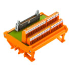 WEIDMULLER - Modulo d'interfaccia con morsetto, connettore, Connettore a norma IEC60603-13 / DIN41651, 40 poli, LL2N 5,08 mm, Collegamento a vite