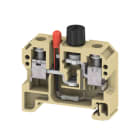 WEIDMULLER - Morsetto componibile portafusibile, Collegamento a vite, Giallo medio, 10 mm², 6.3 A, 24 V, Numero di collegamenti: 2, Numero di piani: 1, TS 35