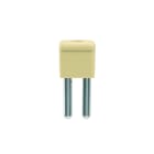 WEIDMULLER - Collegamento trasversale (Morsetto), innestato, beige, 44 A, Numero di poli: 2, Passo in mm: 8.00, Isolato: Sì, Larghezza: 12 mm