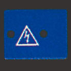 WEIDMULLER - Coperchio morsetto, giallo, PVC, Posizione verticale: 24.2 mm, Larghezza: 20 mm, Profondità: 1 mm, V-2