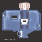 WEIDMULLER - Morsetto componibile portafusibile, Collegamento a vite, Giallo medio, 10 mm², 16 A, 400 V, Numero di collegamenti: 2, Numero di piani: 1, TS 32