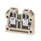 WEIDMULLER - Morsettiera passante, Collegamento a vite, beige / giallo, 4 mm², 32 A, 400 V, Numero di collegamenti: 2