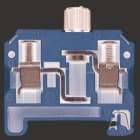 WEIDMULLER - Morsetto componibile portafusibile, Collegamento a vite, Giallo medio, 10 mm², 10 A, 500 V, Numero di collegamenti: 2, Numero di piani: 1, TS 35