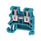 WEIDMULLER - Morsettiera passante, Collegamento a vite, blu, 1.5 mm², 17.5 A, 250 V, Numero di collegamenti: 2