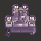 WEIDMULLER - Morsettiera portacomponenti, Collegamento a vite, beige / giallo, 4 mm², 380 V, 380 V, Numero di collegamenti: 4, Numero di piani: 2, TS 35