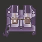 WEIDMULLER - Morsettiera passante, Collegamento a vite, beige / giallo, 4 mm², 32 A, 800 V, Numero di collegamenti: 2