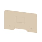 WEIDMULLER - Piastra terminale per morsetti, beige, Posizione verticale: 52 mm, Larghezza: 1.5 mm, V-2, PA 66, bloccabile: Sì