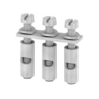 WEIDMULLER - Collegamento trasversale (Morsetto), se avvitato, grigio, 41 A, Numero di poli: 3, Passo in mm: 7.90, Isolato: No, Larghezza: 21.8 mm