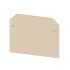 WEIDMULLER - Piastra terminale per morsetti, beige, Posizione verticale: 39 mm, Larghezza: 1.5 mm, V-2, PA 66, bloccabile: Sì