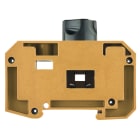 WEIDMULLER - Morsetto componibile portafusibile, Collegamento a vite, Giallo medio, 16 mm², 63 A, 400 V, Numero di collegamenti: 2, Numero di piani: 1, TS 35