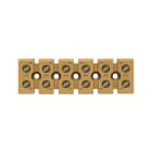 WEIDMULLER - Morsettiera unipolare e multipolare, Collegamento a vite, Giallo medio, 6 mm², 41 A, 690 V, Numero di collegamenti: 12, Numero di piani: 1