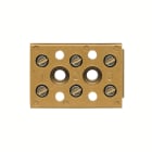WEIDMULLER - Morsettiera unipolare e multipolare, Collegamento a vite, Giallo medio, 4 mm², 32 A, 400 V, Numero di collegamenti: 6, Numero di piani: 1