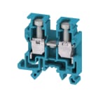 WEIDMULLER - Morsettiera passante, Collegamento a vite, blu, 2.5 mm², 24 A, 250 V, Numero di collegamenti: 2