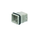 WEIDMULLER - Inserto di contatto (Connettori a innesto industriali), Maschio, 400 V, 10 A, Numero di poli: 7, Collegamento a crimpare, Dimensioni di installazione: