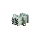 WEIDMULLER - Inserto di contatto (Connettori a innesto industriali), Femmina, 250 V, 10 A, Numero di poli: 17, Collegamento a crimpare, Dimensioni di installazione