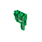 WEIDMULLER - Connettore (Morsetto), Collegamento ad innesto, 2.5 mm², 24 A, 500 V, Numero di collegamenti: 2, Numero di poli: 1, Larghezza: 10.2 mm